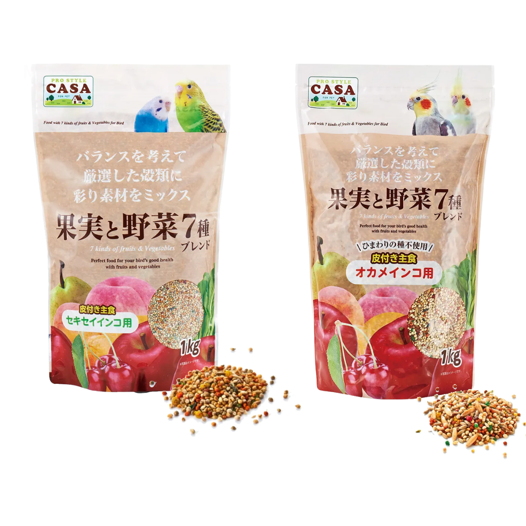Casa Marukan (MBP-04/05) อาหารนกเลิฟเบิร์ดหรือฟอพัส/ค๊อกคาเทล 1 kg [EXP. 10/2026]