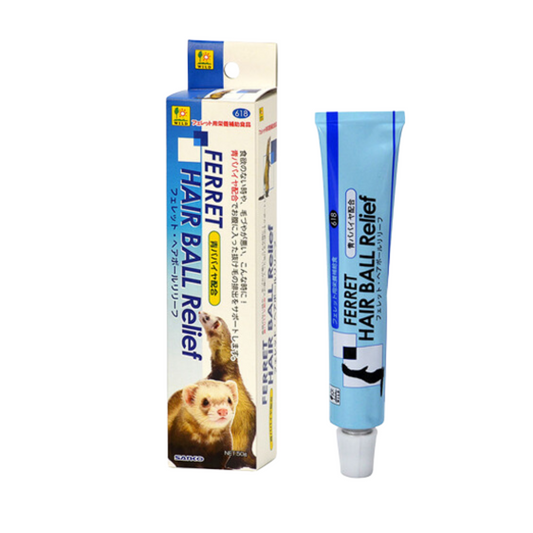 Sanko Wild Ferret Hairball Relief วิตามินอาหารเสริมสลายก้อนขนและบำรุงขนเฟอเร็ท  ขนาด 50g [หมดอายุ 06/2026]