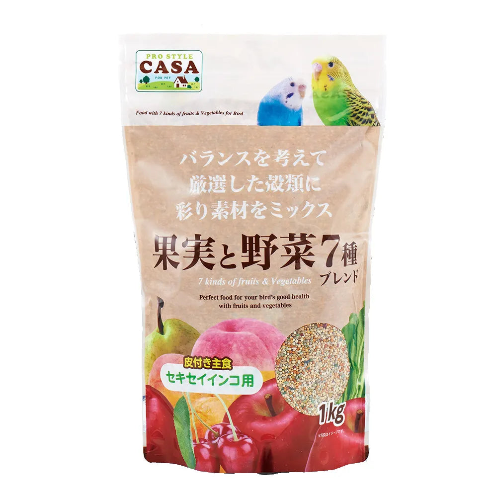 Casa Marukan (MBP-04/05) อาหารนกเลิฟเบิร์ดหรือฟอพัส/ค๊อกคาเทล 1 kg [EXP. 10/2026]